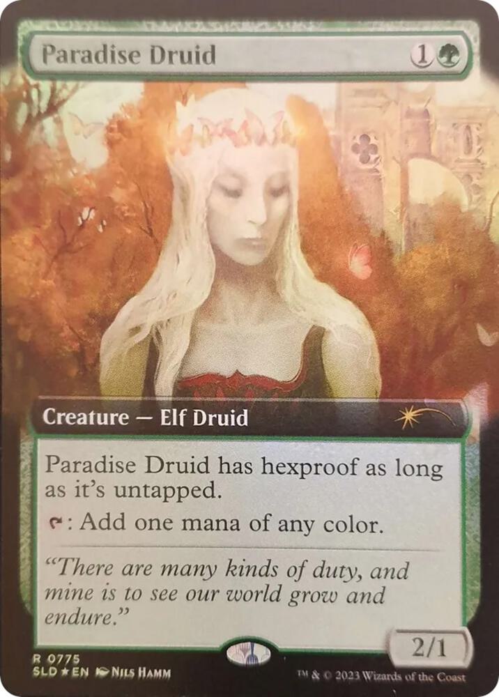 Magic: The Gathering: Paradise Druid (Extended Art) - Secret Lair Drop Series (SLD) - VGMX