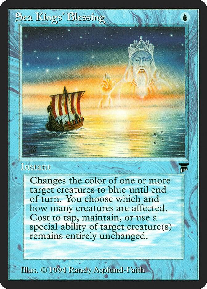 Magic: The Gathering: Sea Kings' Blessing - Legends (LEG) - VGMX