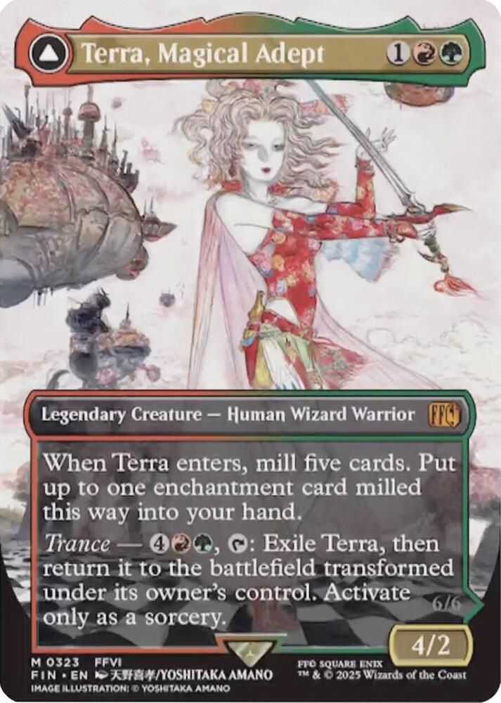 Magic: The Gathering: Terra, Magical Adept FINAL FANTASY (Borderless) - VGMX