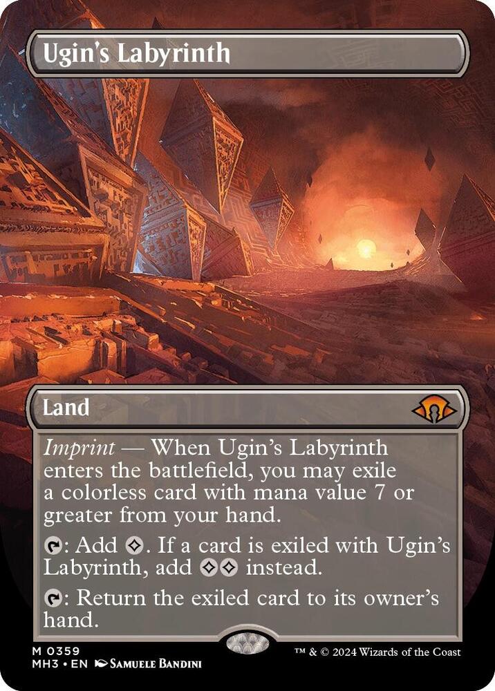 Magic: The Gathering: Ugin's Labyrinth Modern Horizons 3 (MH3) (Borderless) - VGMX