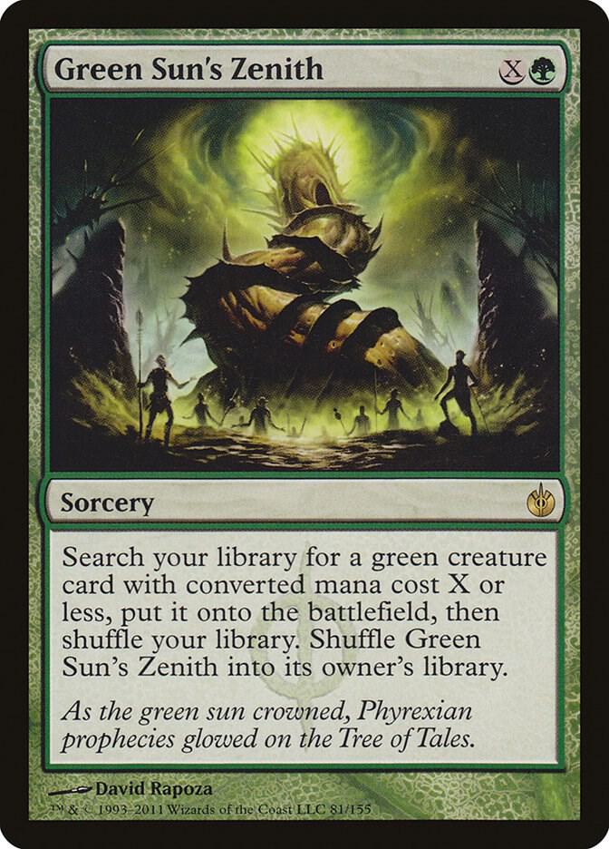 Magic: The Gathering: Green Sun's Zenith Mirrodin Besieged (MBS) - VGMX