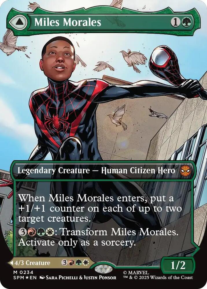 Magic: The Gathering: Miles Morales 234 (Borderless) - Marvel's Spider-Man - VGMX