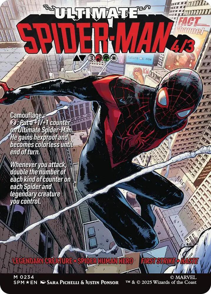 Magic: The Gathering: Miles Morales 234 (Borderless) - Marvel's Spider-Man - VGMX