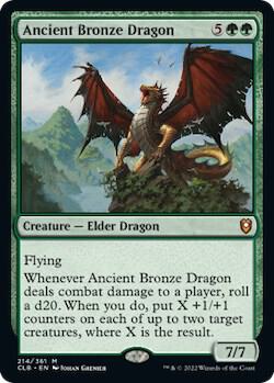 Magic: The Gathering: Ancient Bronze Dragon Commander Legends: Battle for Baldur's Gate (CLB) (Foil) - VGMX
