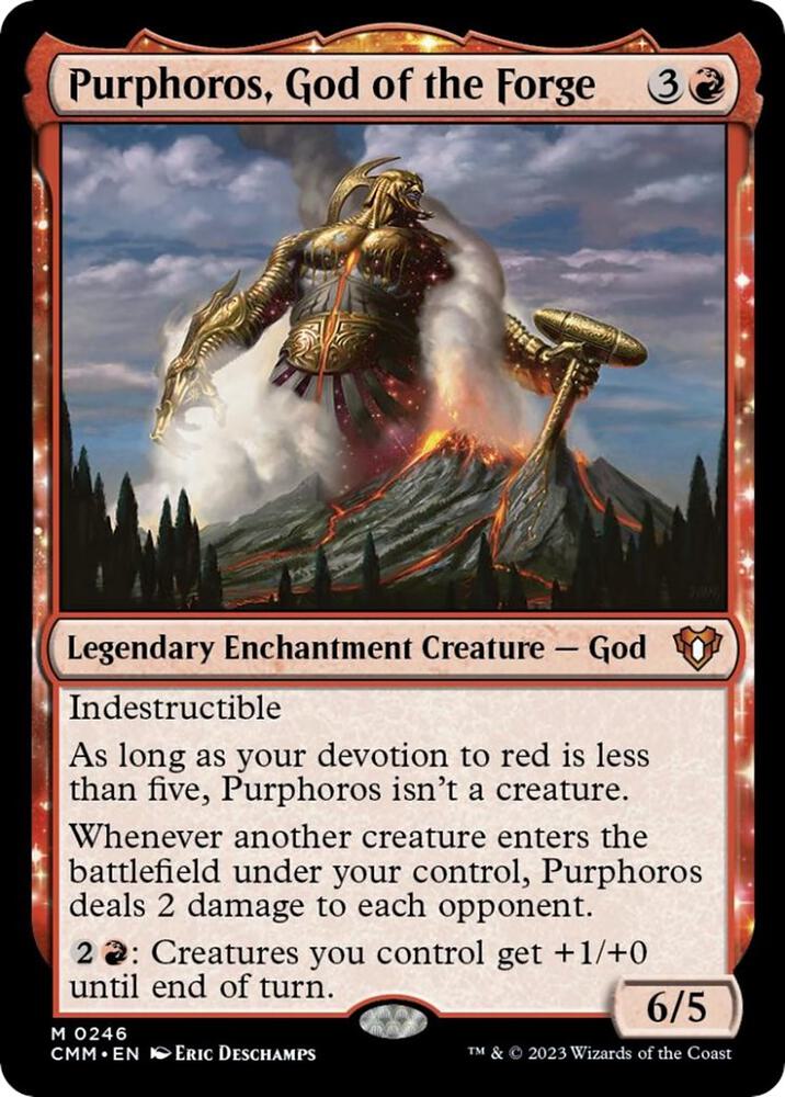 Magic: The Gathering: Purphoros, God of the Forge - Commander Masters (CMM) - VGMX