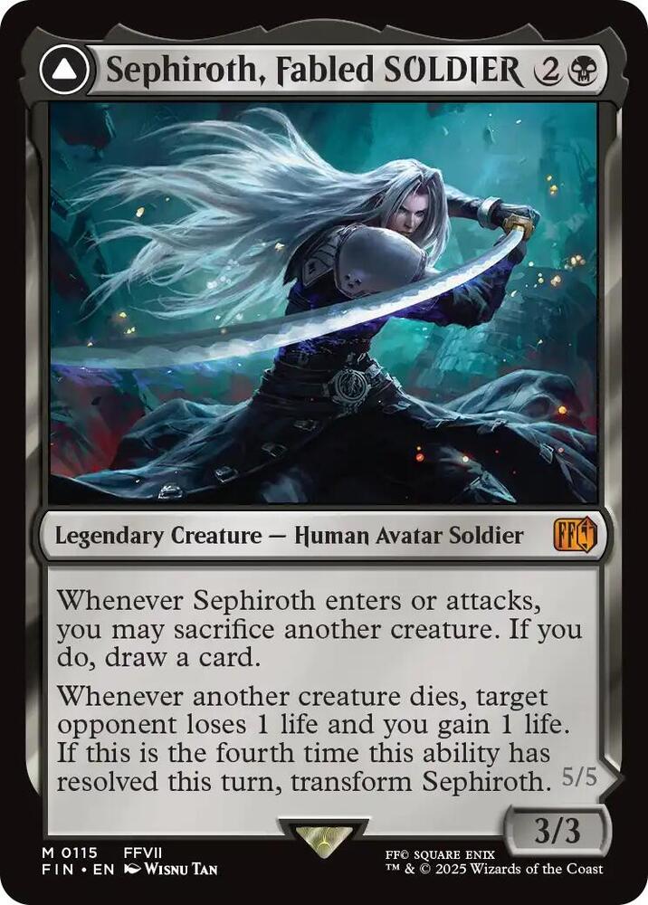 Magic: The Gathering: Sephiroth, Fabled SOLDIER - Final Fantasy - VGMX