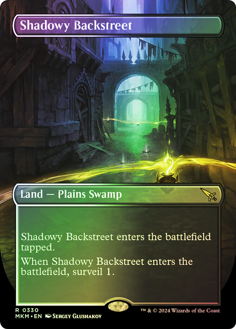 Magic: The Gathering: Shadowy Backstreet Murders at Karlov Manor (Borderless) - VGMX