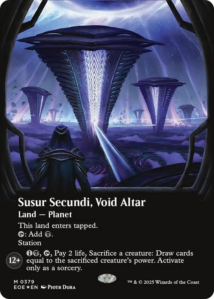 Magic: The Gathering: Susur Secundi, Void Altar Edge of Eternities (Borderless) (Galaxy Foil) - VGMX