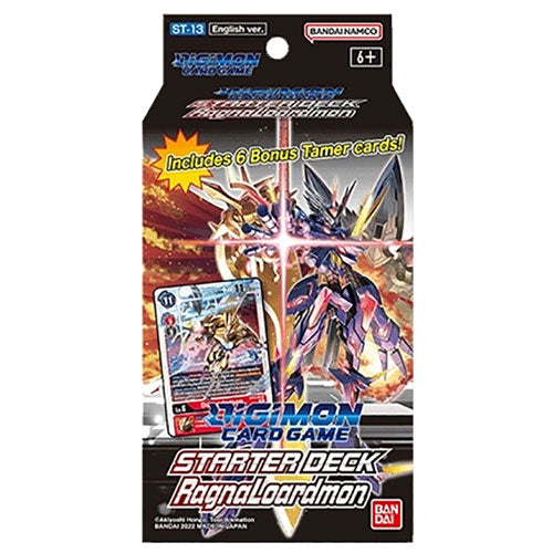 Digimon English Trading Card Game - Starter Deck ST-13 - RAGNALOARDMON (54 Card Deck) - VGMX