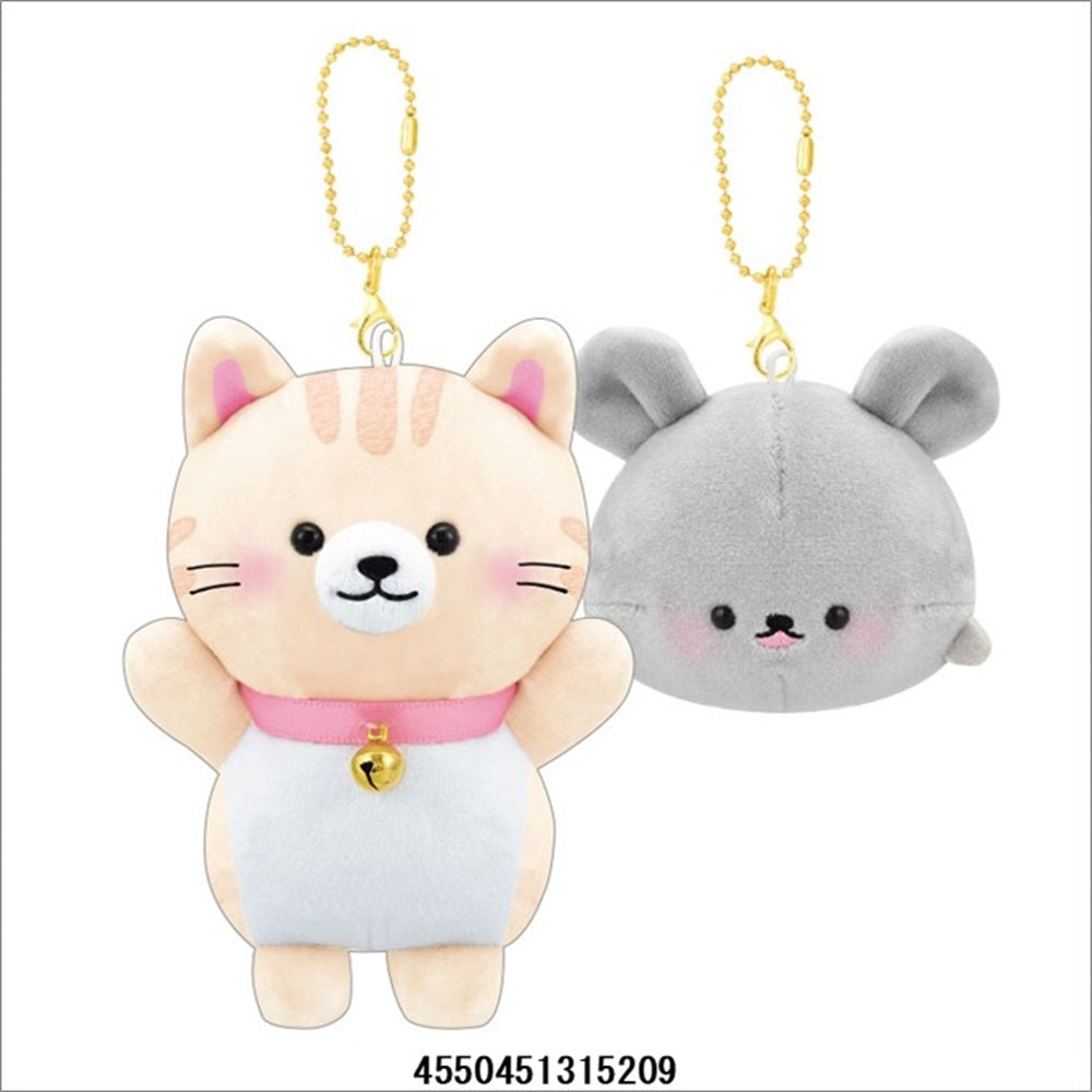 Best Friends Nico Nui Cat Plush Magnet Keychain