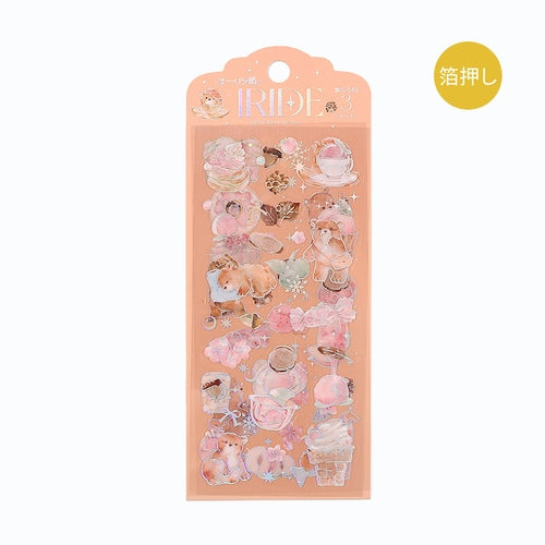 BGM Iride Bear Food Deco Foil Sticker Sheets - VGMX