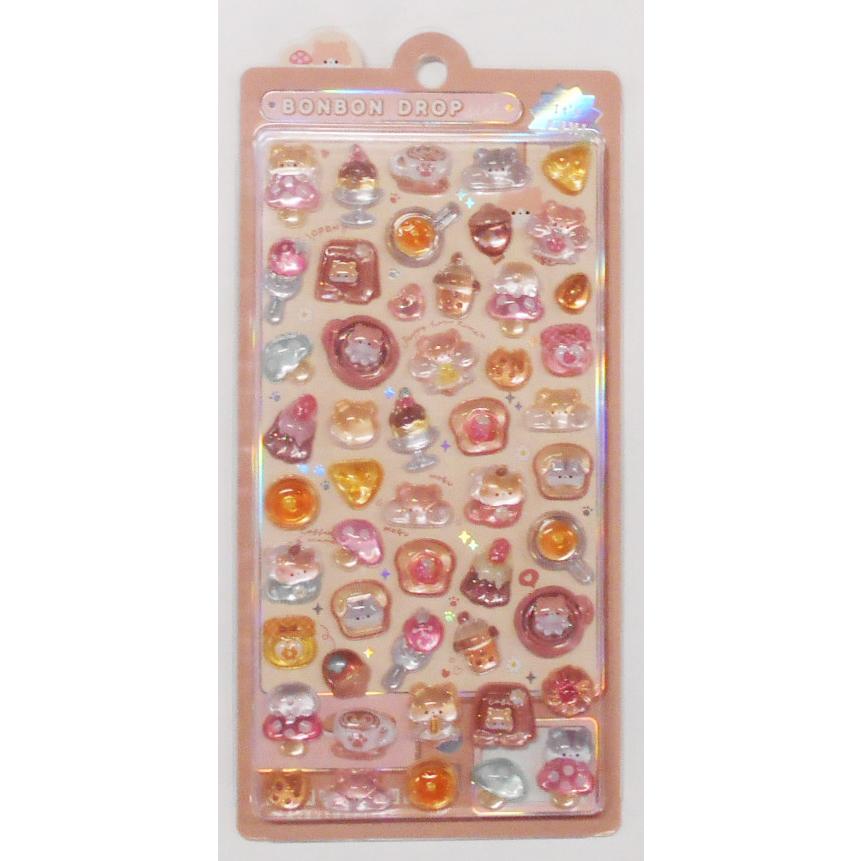 Bonbon Drop 3D Hampster Food Stickers - VGMX