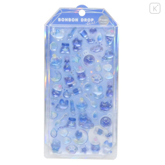 Coolia Bonbon Drop Seal 3D Sticker - Frozen Blue Cat - VGMX