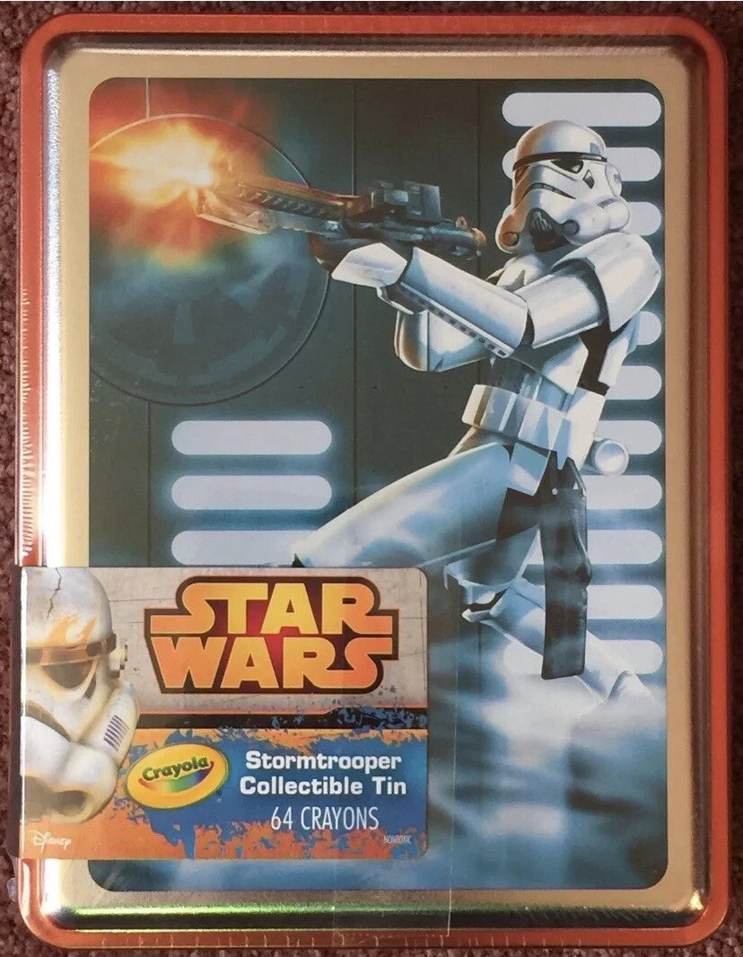 Crayola Crayon Star Wars Stormtrooper Collectible Tin - VGMX