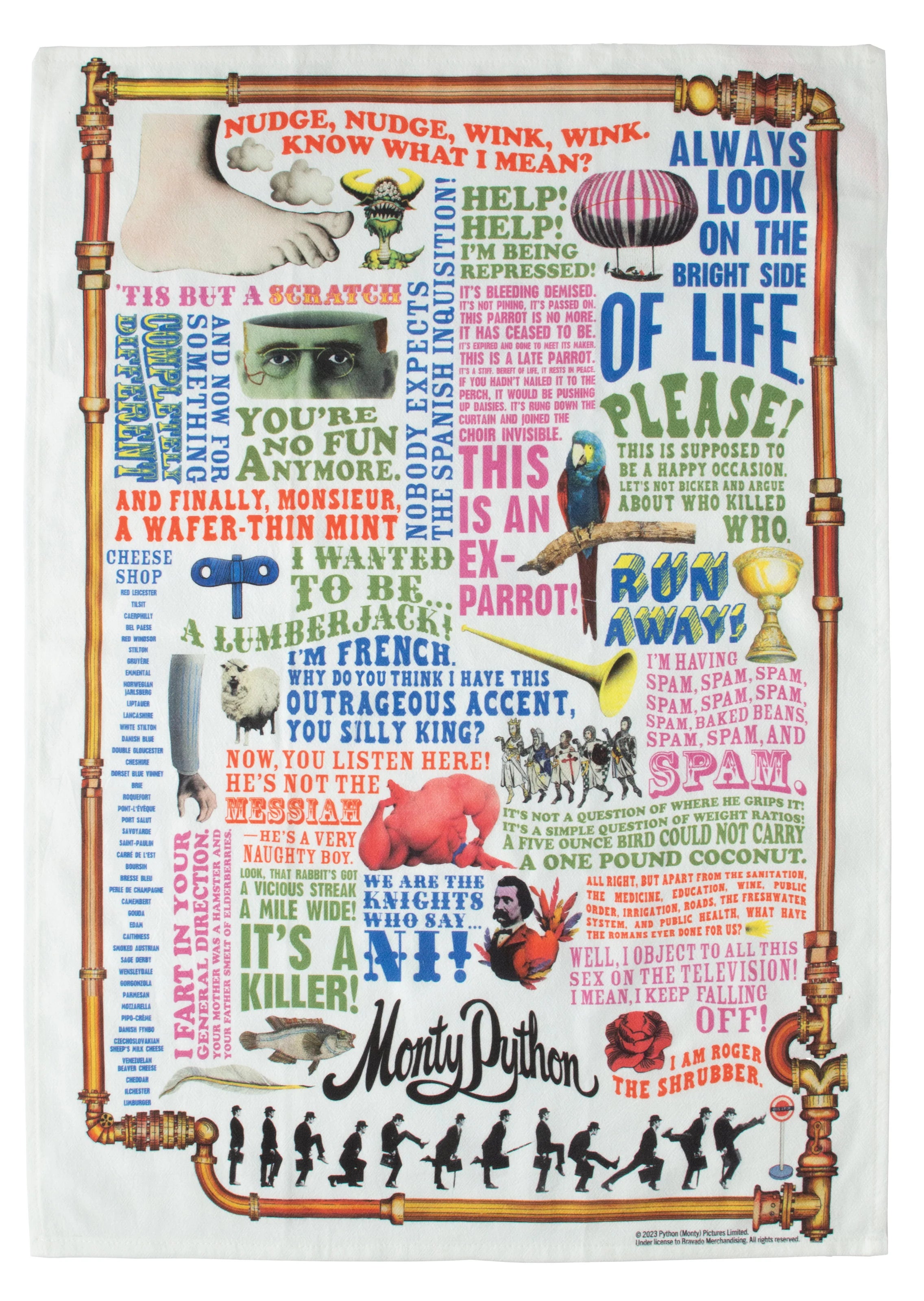 Monty Python Cotton Dish Towel - VGMX