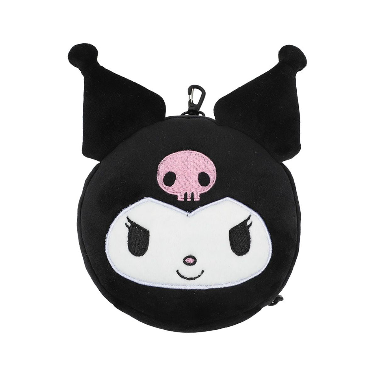 Sanrio Kuromi Convertible Big Face Neck Pillow & Eye Mask Set