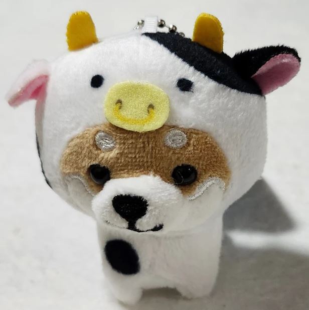Shiba Inu Costume Tabisuru Mameshiba Dog Plush Keychain - VGMX