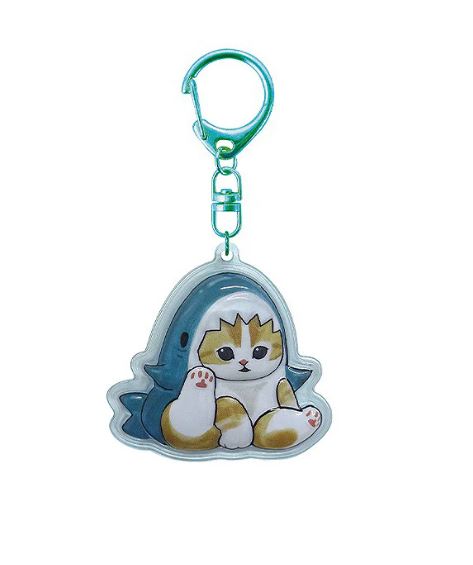 Mofusand Cat Shark 3D Acrylic Keychain - VGMX