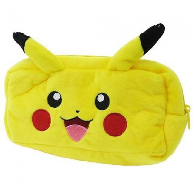 Pokemon Center Collection Pikachu Face Plush Pouch - VGMX