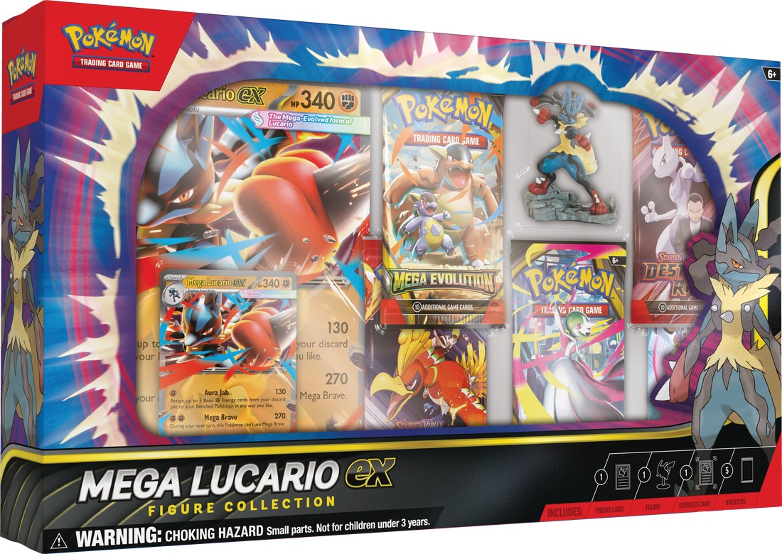 Pokémon Mega Lucario ex Figure Collection -(In-Store Pick Up Only- No Shipping- Locals Only) Limit 2 per customer - VGMX