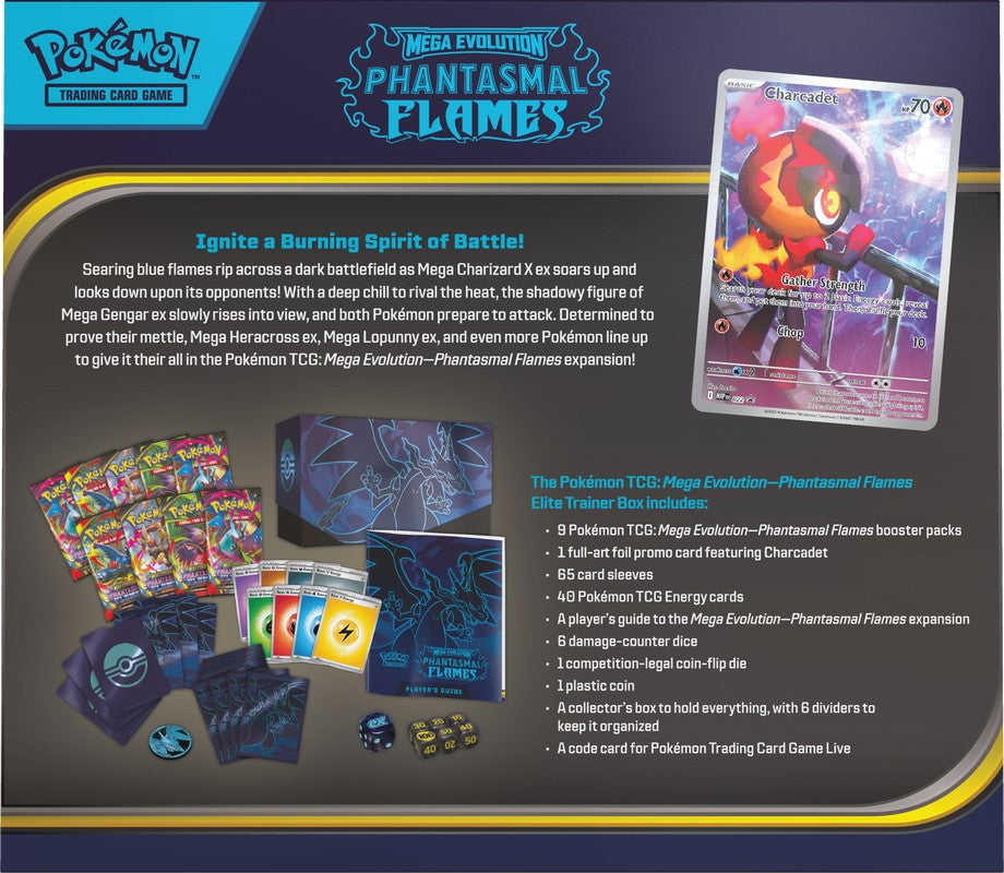 Pokémon: Phantasmal Flames - Elite Trainer -(In-Store Pick Up Only- No Shipping - locals only) Limit 1 per customer - VGMX