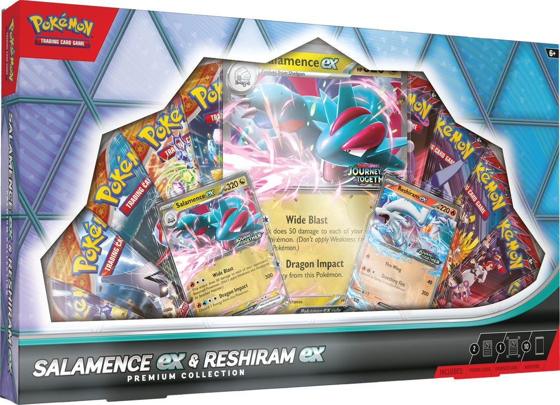 Pokémon: Salamence ex & Reshiram ex Premium Collection -(In-Store Pick Up Only- No Shipping- Locals Only) Limit 2 per customer