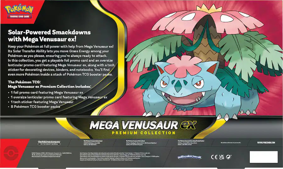 Pokémon TCG: Mega Venusaur ex Premium Collection -(In-Store Pick Up Only- No Shipping- Locals Only) Limit 2 per customer