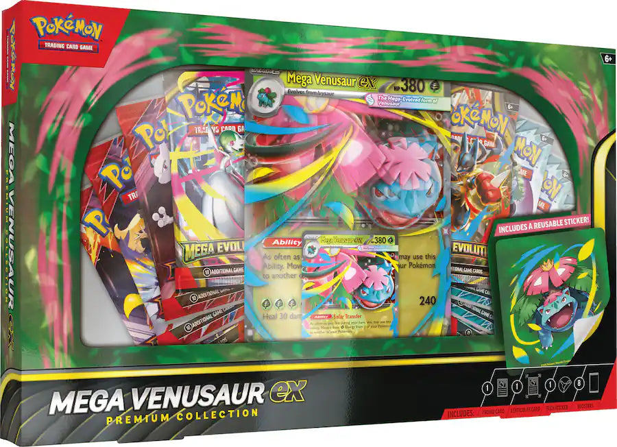 Pokémon TCG: Mega Venusaur ex Premium Collection -(In-Store Pick Up Only- No Shipping- Locals Only) Limit 2 per customer