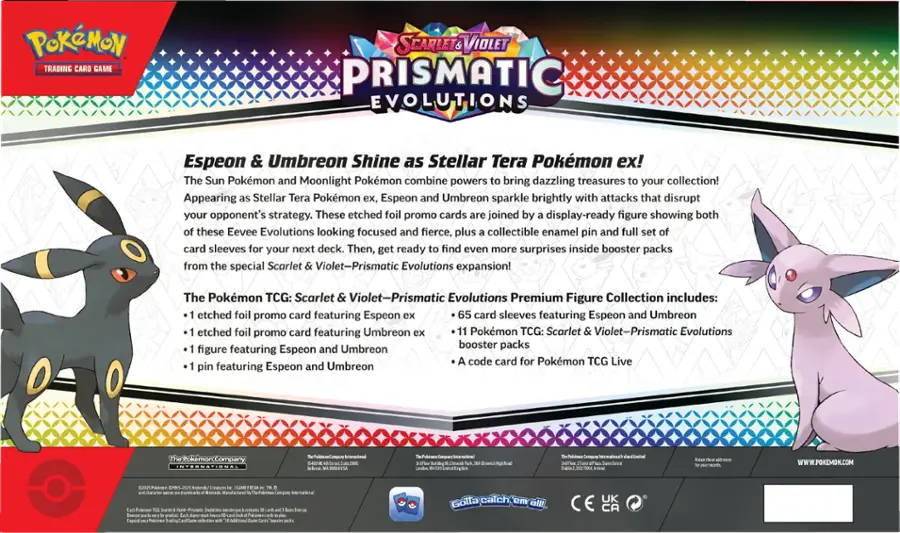 Pokémon TCG: Prismatic Evolutions Premium Figure Collection - VGMX