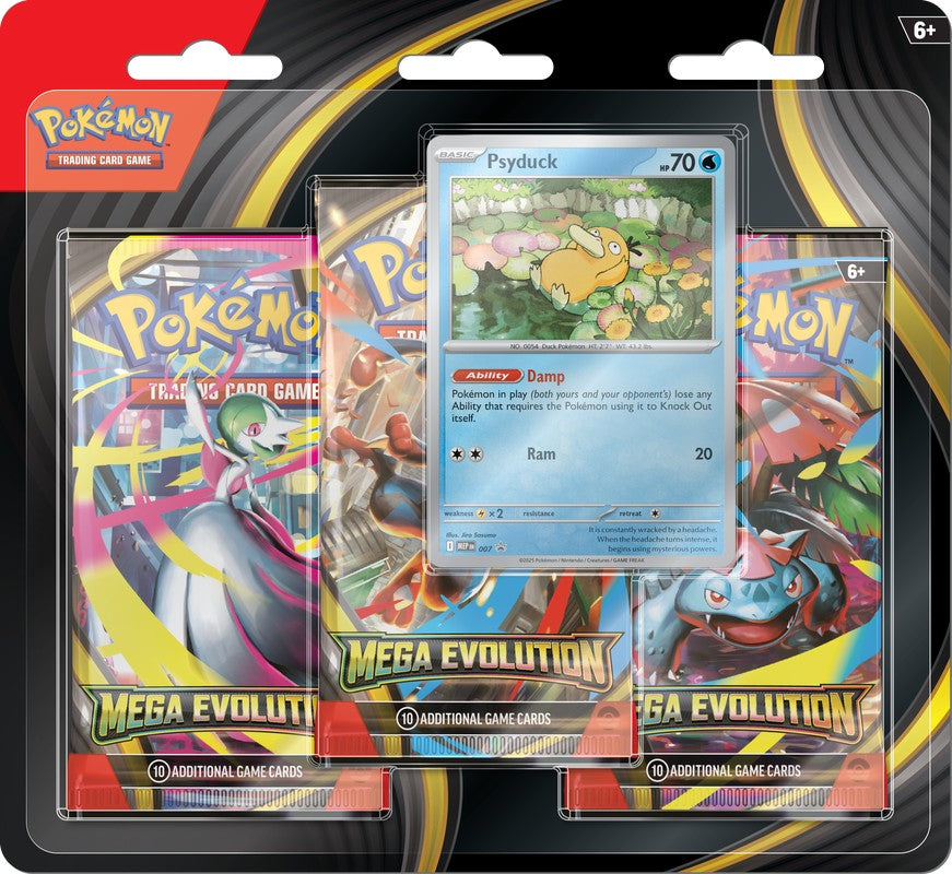 Pokémon TCG: Mega Evolution 3-Pack Blister - VGMX