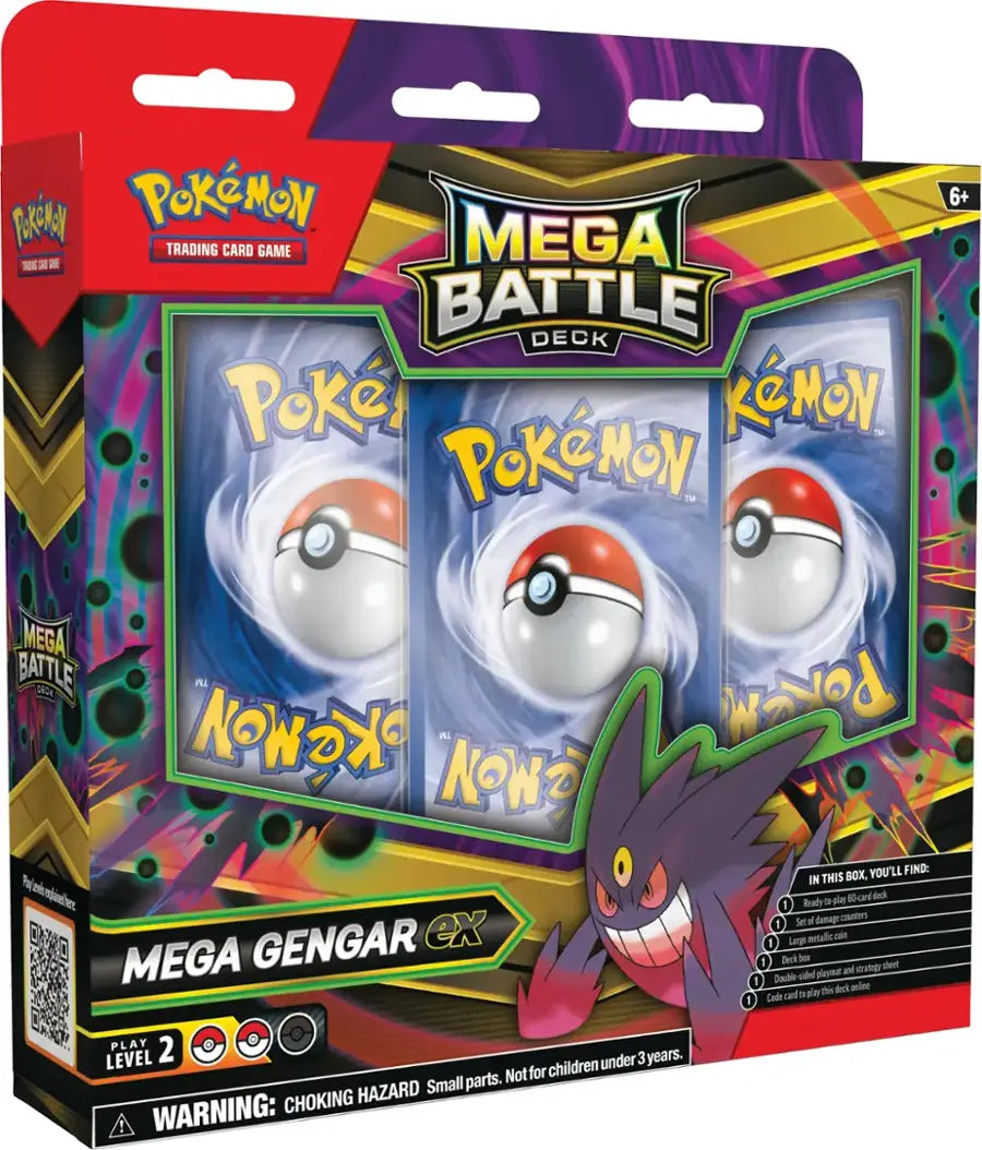 Pokémon: Mega Battle Deck - Mega Gengar or Diancie EX - VGMX