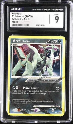 Pokemon: Arceus AR1 - Arceus - CGC 9 - VGMX