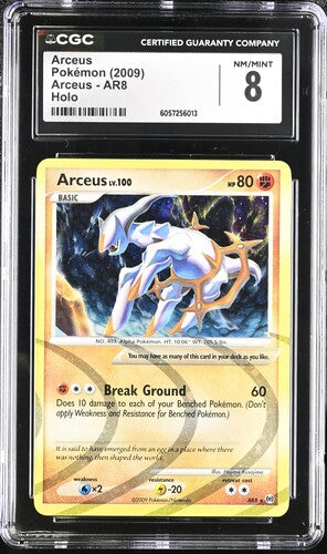Pokemon: Arceus AR8 - Arceus - CGC 8