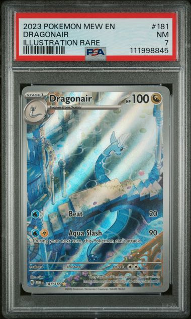 Pokémon: Dragonair 181/165 - Scarlet & Violet 151 PSA 7 - VGMX