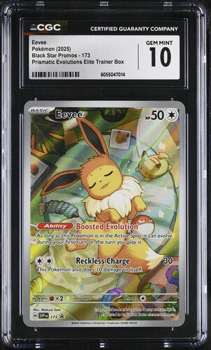Pokemon: Eevee - 173 - CGC 10 - Black Star Promo - VGMX
