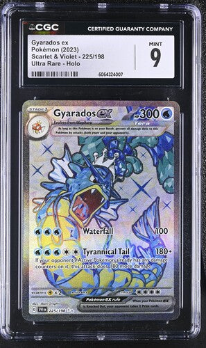 Pokemon: Gyarados ex 225/198 - Scarlet & Violet Base Set - CGC 9