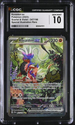 Pokemon: Koraidon ex - 247/198 - CGC 10 - Scarlet & Violet Base Set - VGMX