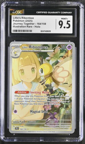 Pokémon: Lillie's Ribombee 164/159 Journey Together CGC 9.5 - VGMX