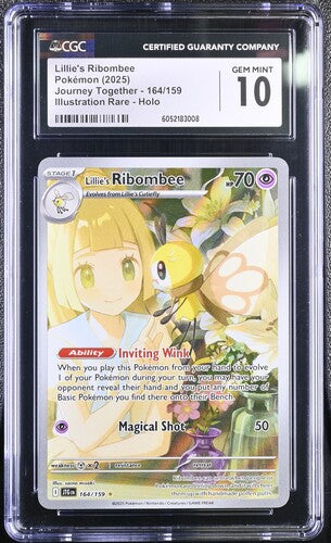 Pokémon: Lillie's Ribombee 164/159 - Journey Together CGC Gem Mint 10 - VGMX