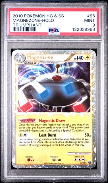 Pokemon: Magnezone 96/102 - Triumphant - PSA 9 - VGMX