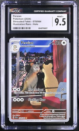 Pokémon: Persian 078/064 Shrouded Fable CGC 9.5 - VGMX