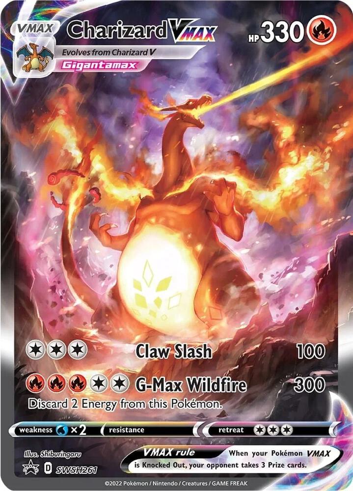 Pokemon: Charizard VMAX SWSH261 - Sword & Shield Promo - VGMX