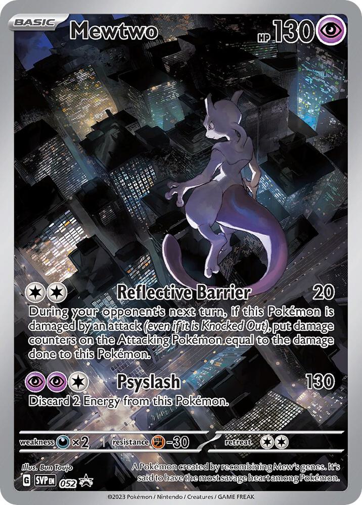 Pokemon: Mewtwo - 052 - SV: Scarlet & Violet Promo Cards - VGMX