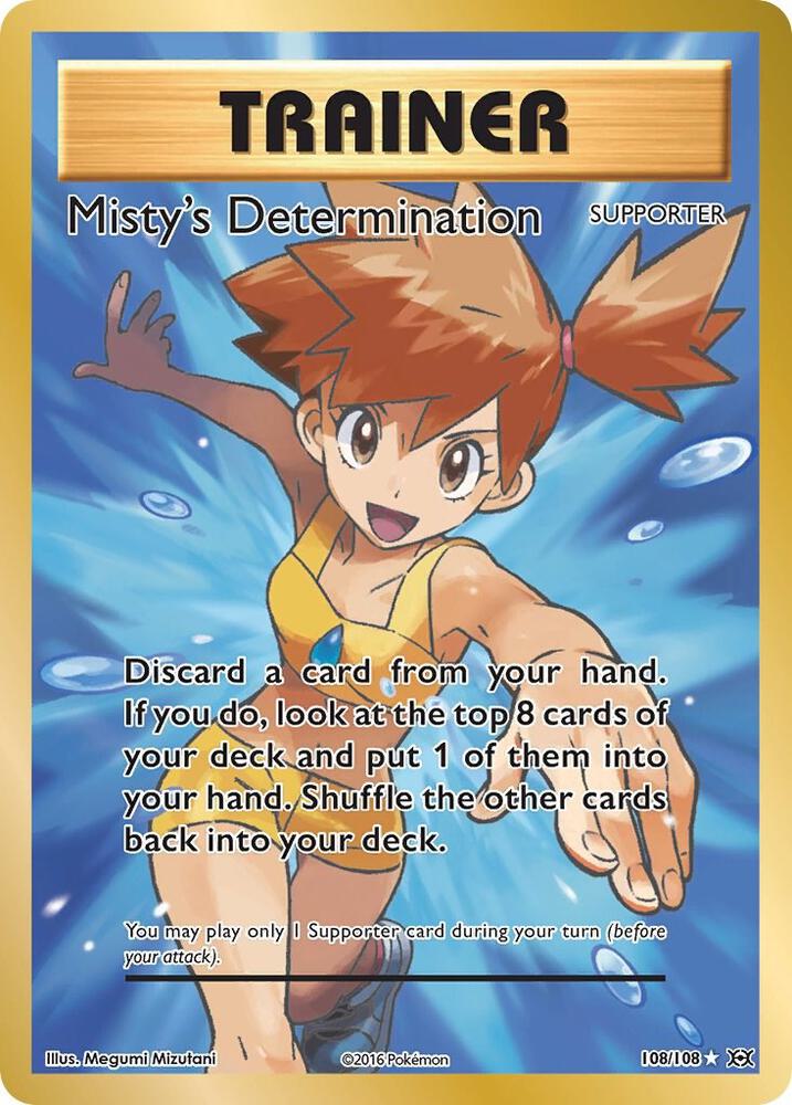 Pokemon: Misty's Determination 108/108 (Full Art) - XY Evolutions - VGMX