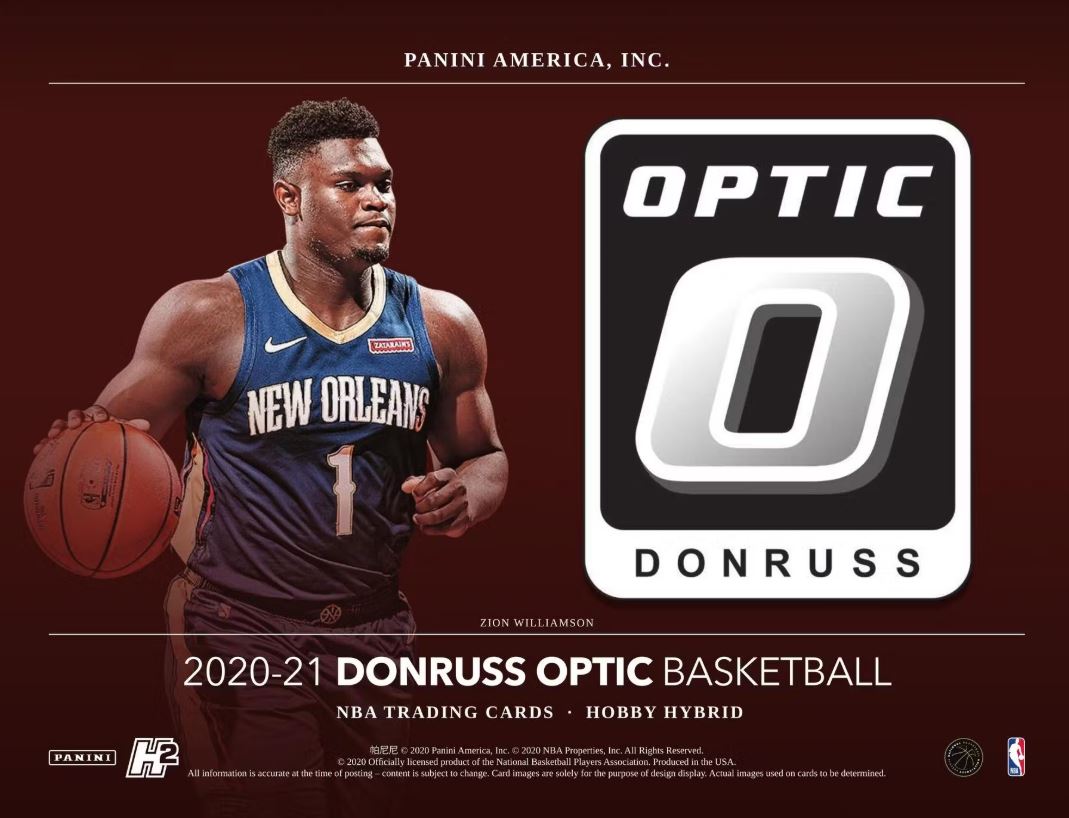 2020/21 Panini Donruss Optic Basketball H2 Hobby Hybrid Box - VGMX