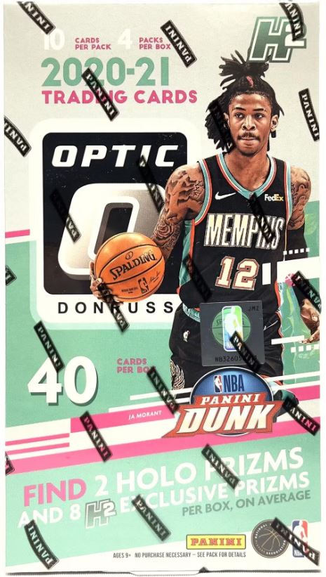 2020/21 Panini Donruss Optic Basketball H2 Hobby Hybrid Box - VGMX