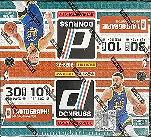 2022-23 Panini Donruss Basketball Hobby Box - 10 Packs - VGMX