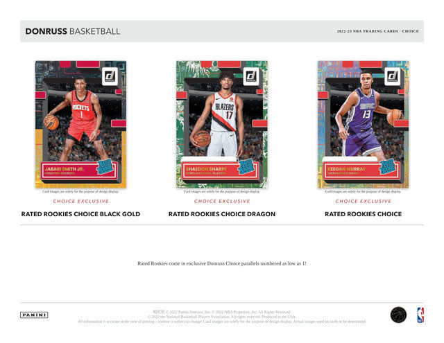 2022-23 Panini Donruss Choice Basketball Box - VGMX