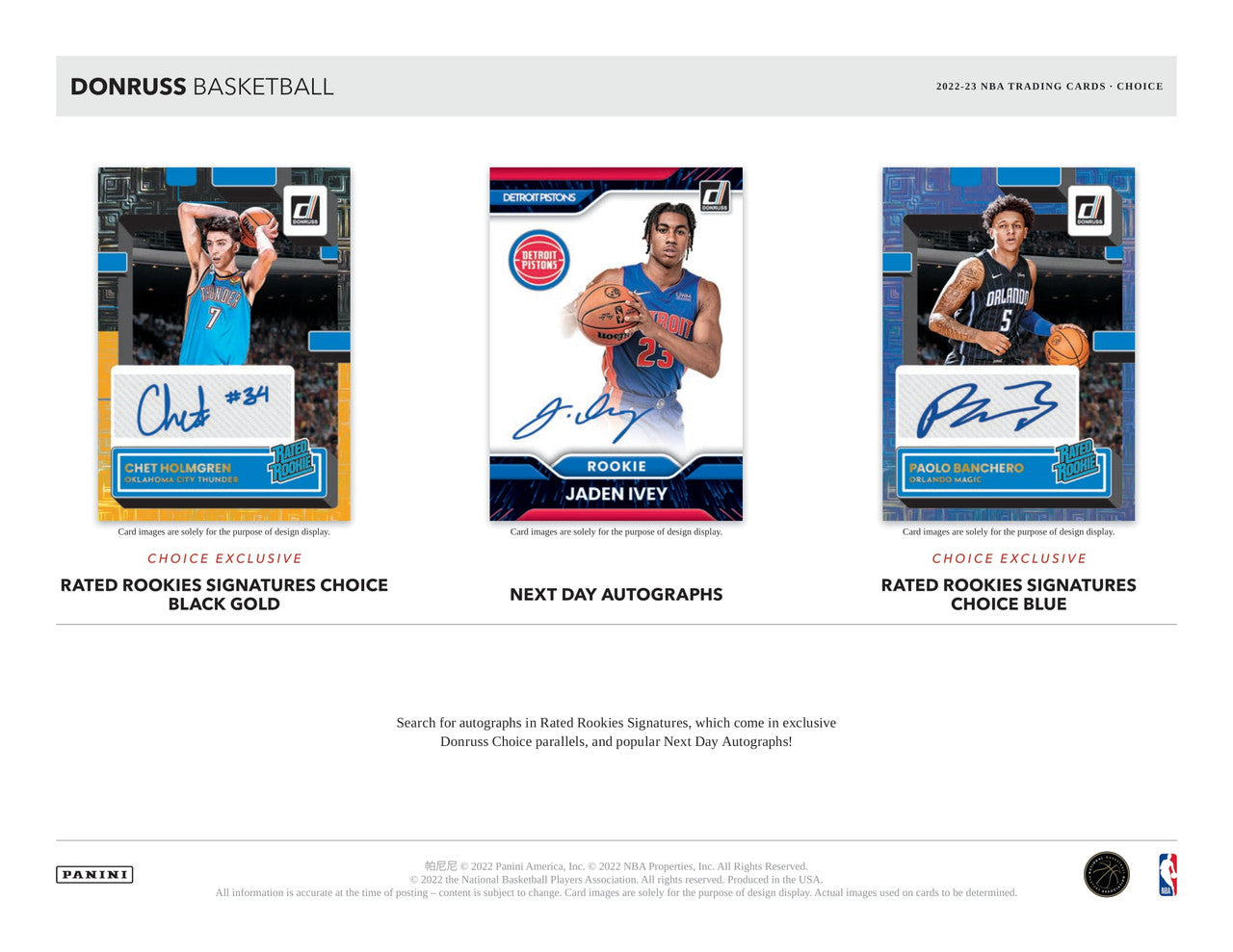 2022-23 Panini Donruss Choice Basketball Box - VGMX