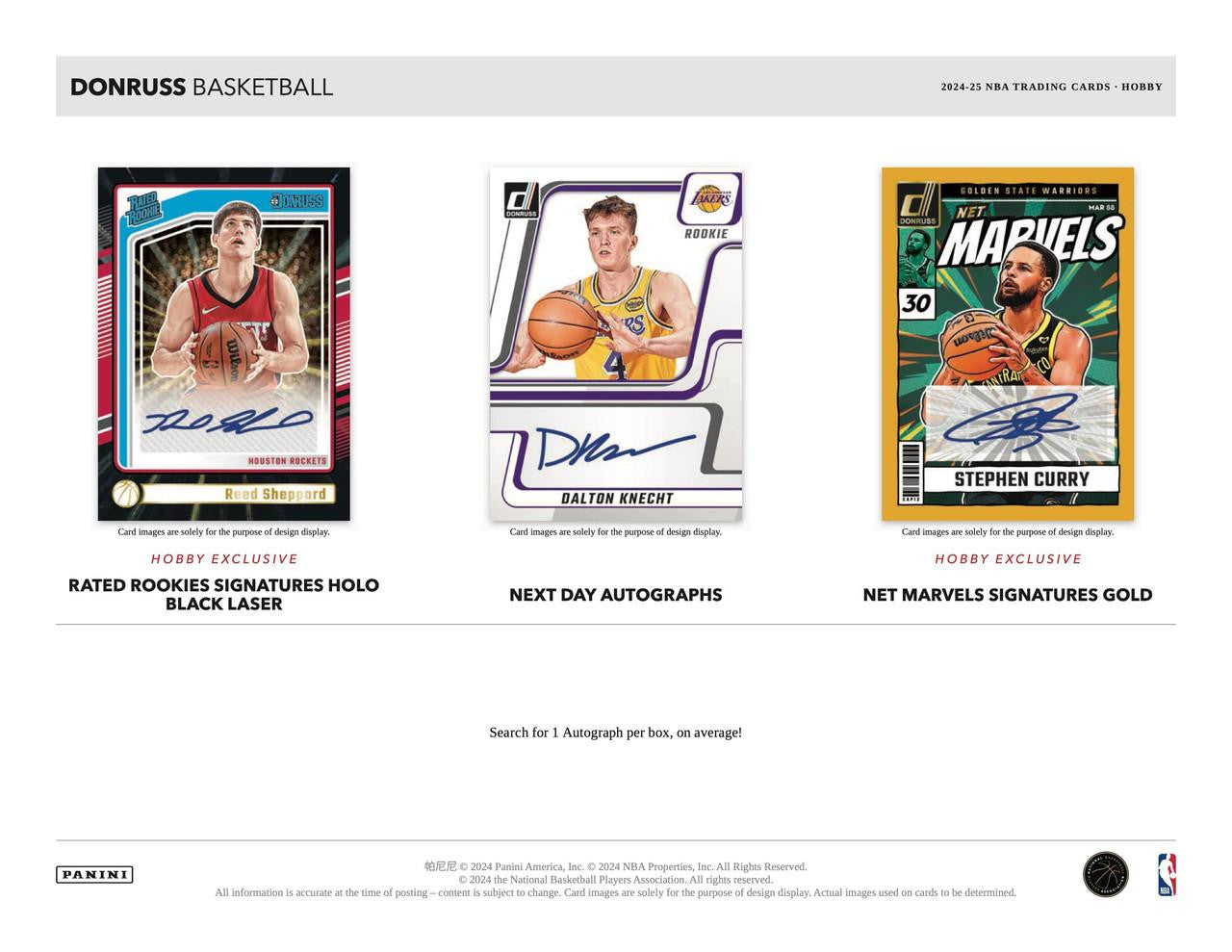 2024/25 Panini Donruss Basketball Hobby Pack - VGMX